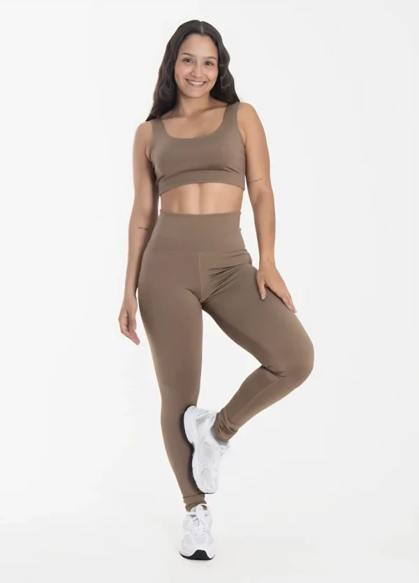 Marron leggins set