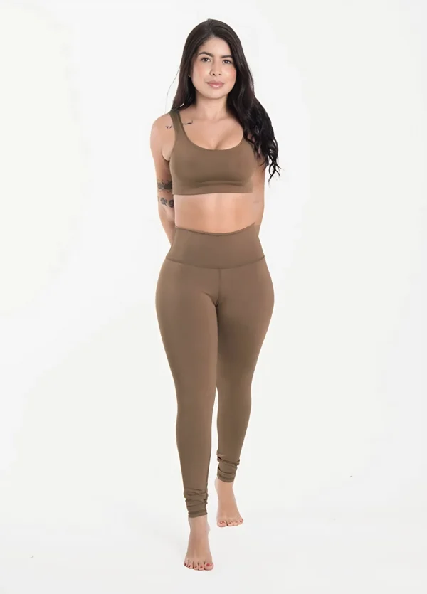 Marron leggins set talla xs