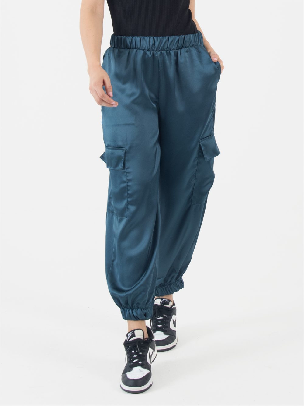 Luca jogger verde petroleo