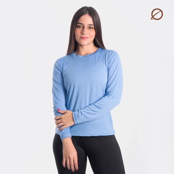 Buzo Basico Femenino Azul