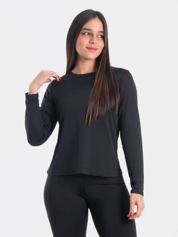 Buzo Basico Femenino Negro