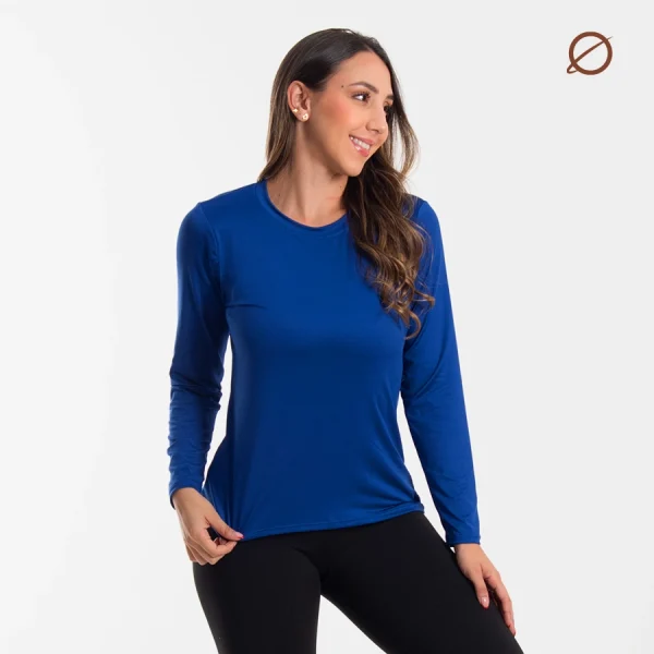 Buzo Basico Femenino Azul Rey