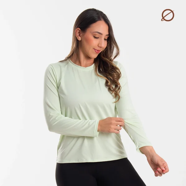 Buzo Basico Femenino Verde Claro