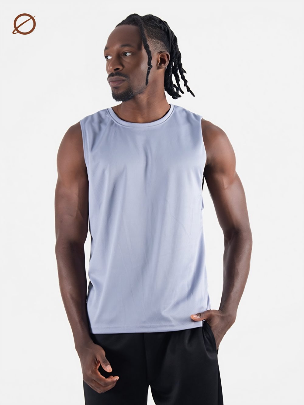 Camisilla Mesh Gris