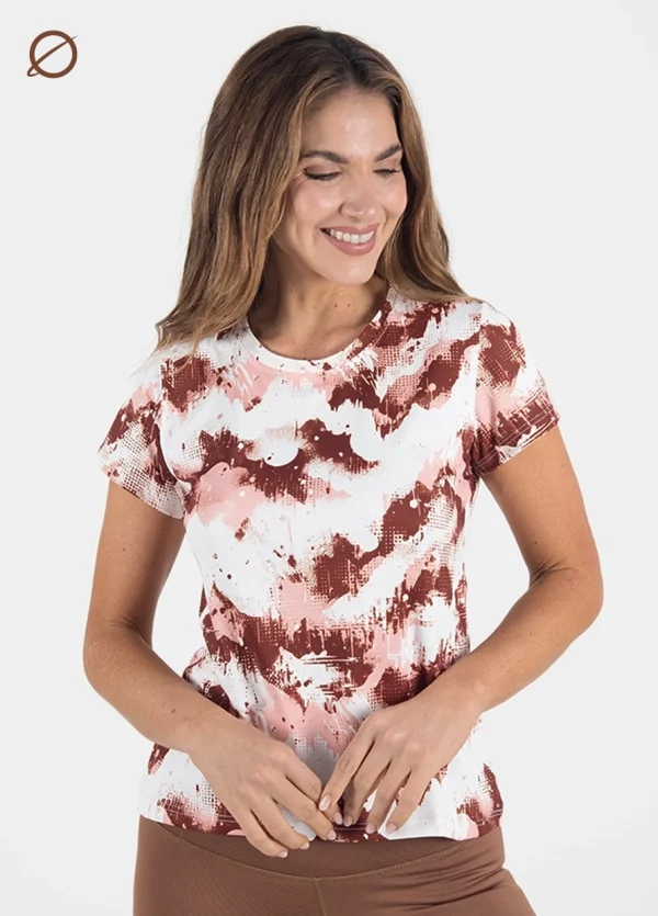 Camiseta Femenina Sublimada Boreal