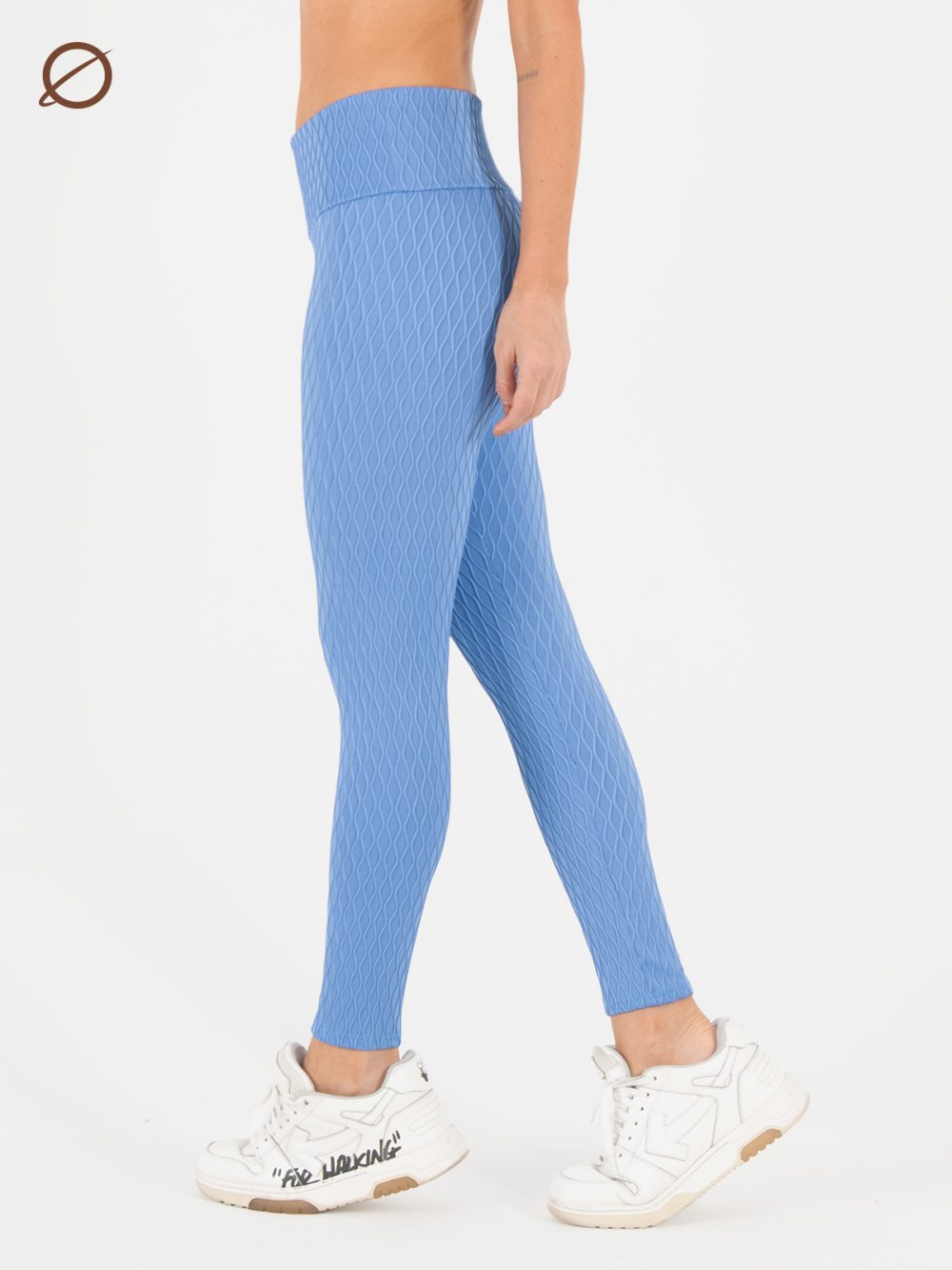 Leggins Dama Waves 3D Azul XS - Image 2