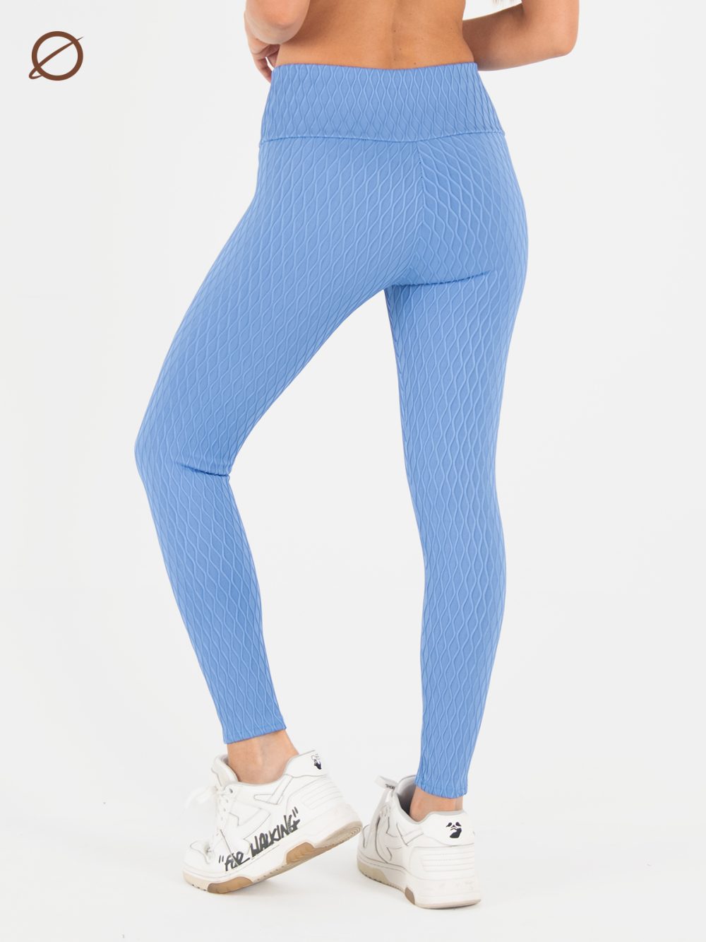 Leggins Dama Waves 3D Azul XS - Image 3