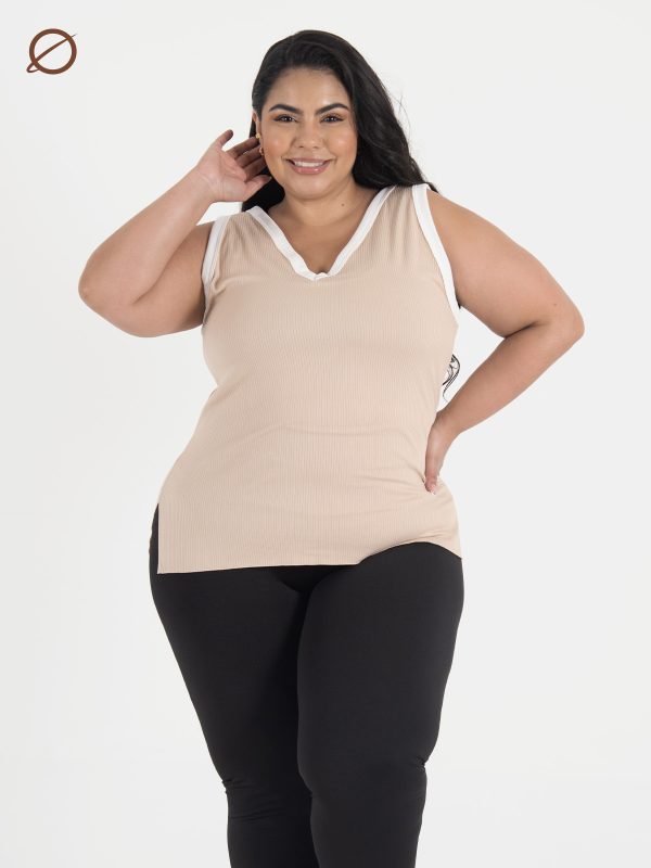 Blusa Amaya Beige Plus