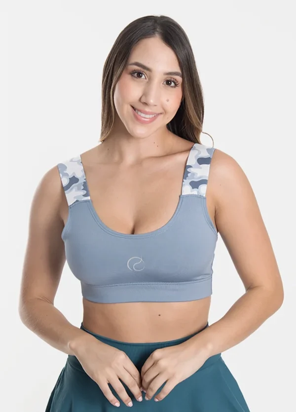 Bandas top azulgris