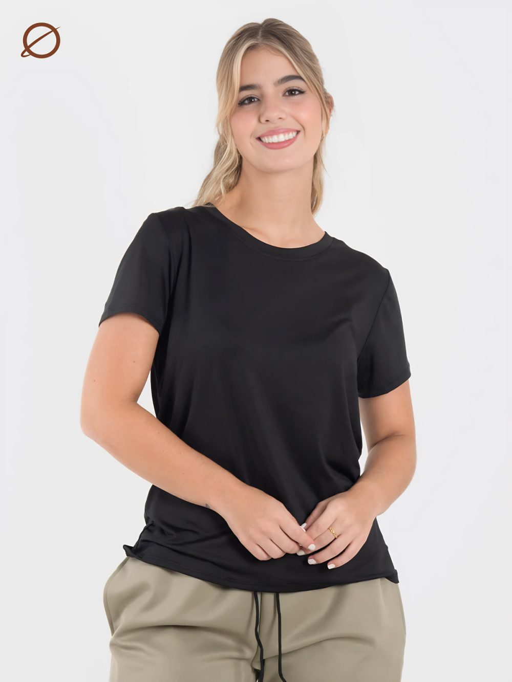 Camiseta Femenina Negra - Image 2