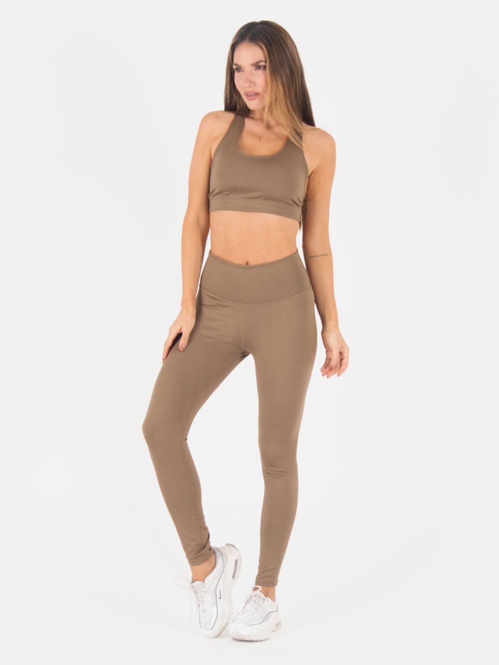 Marron leggins set slim