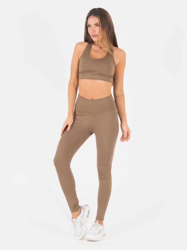 Marron leggins set slim